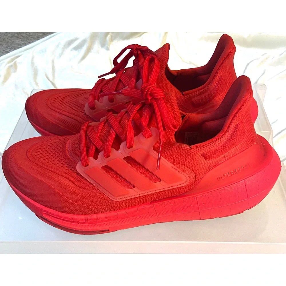 Adidas‎ Ultraboost Light Mens Running Shoes Red Triple Red Sneakers GZ5161